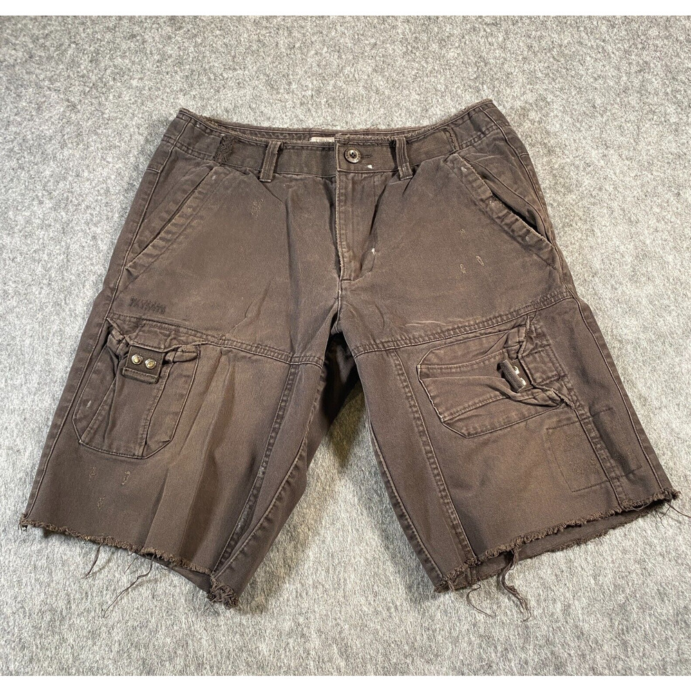 Armani Exchange Charcoal Dark Brown Cargo Shorts Size 31 (32x11.5)